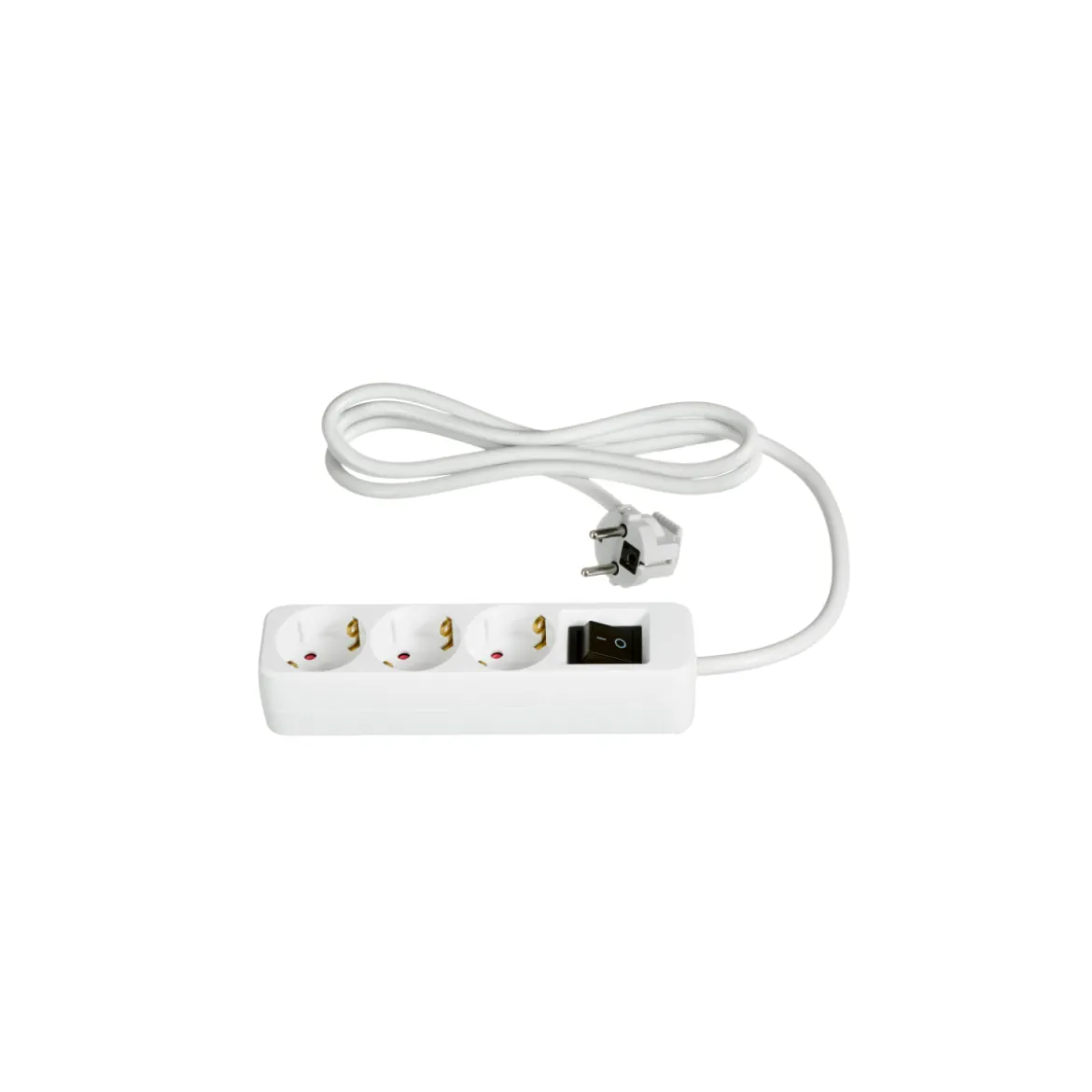 TRONIC® Steckdosenleiste, mit 3 Buchsen, weiß - B-Ware neuwertig