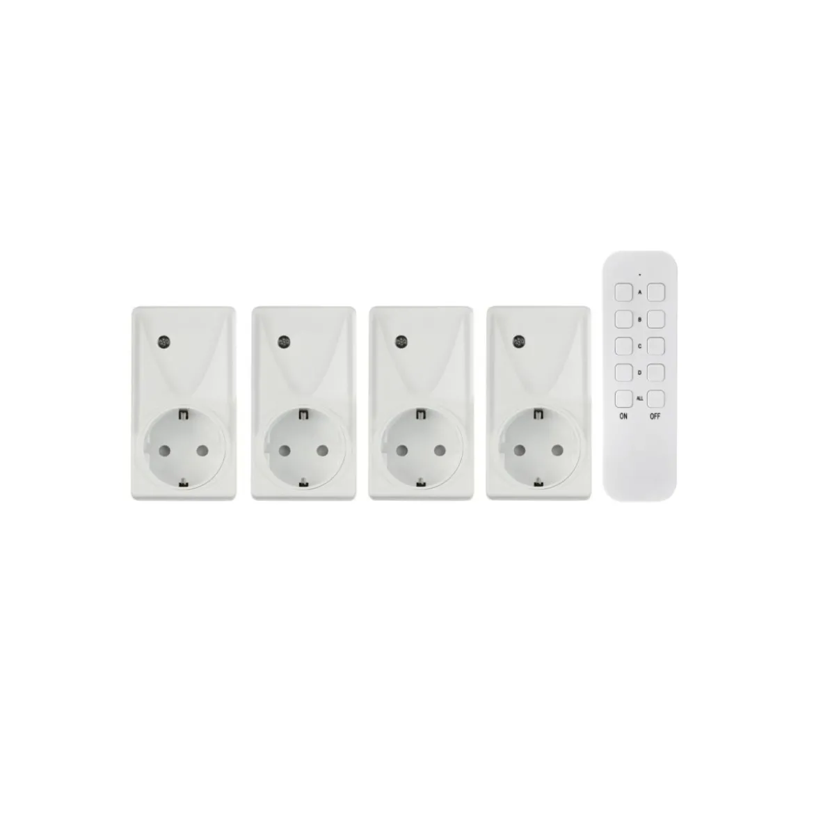 TRONIC® 5-teiliges Funkschaltset, für Innenbereich, weiß - B-Ware neuwertig