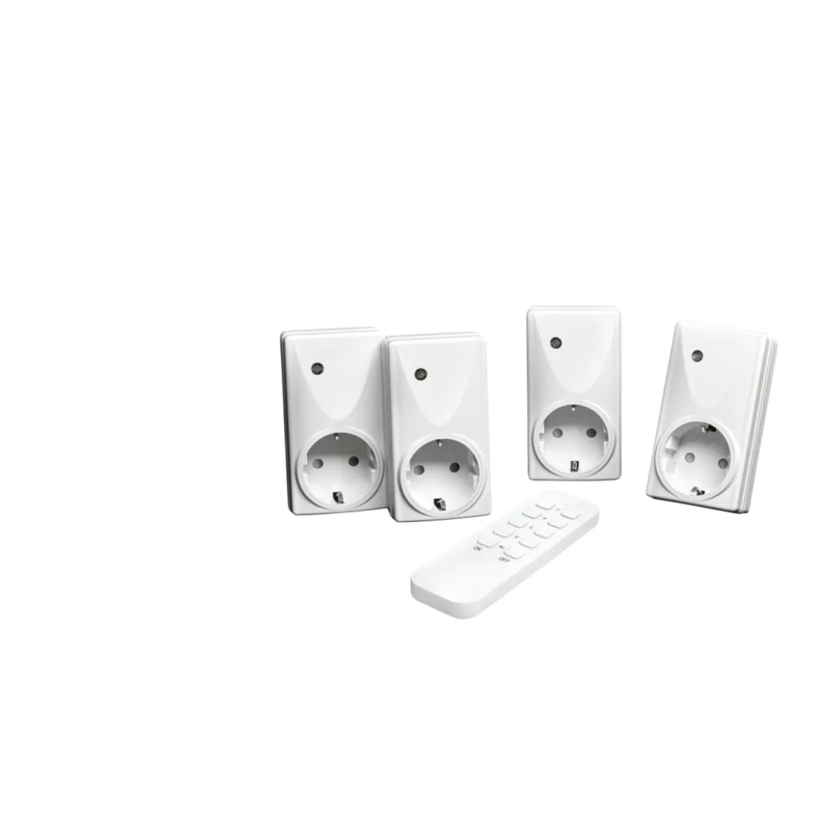 TRONIC® 5-teiliges Funkschaltset, für Innenbereich, weiß - B-Ware neuwertig