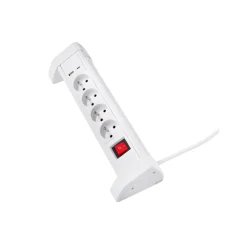 TRONIC® Tischsteckdosenleiste, weiß - B-Ware neuwertig