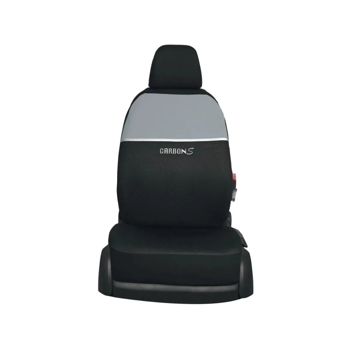 ULTIMATE SPEED® Autositzbezug-Set »Carbon«, 14-teilig (Silber) - B-Ware neuwertig