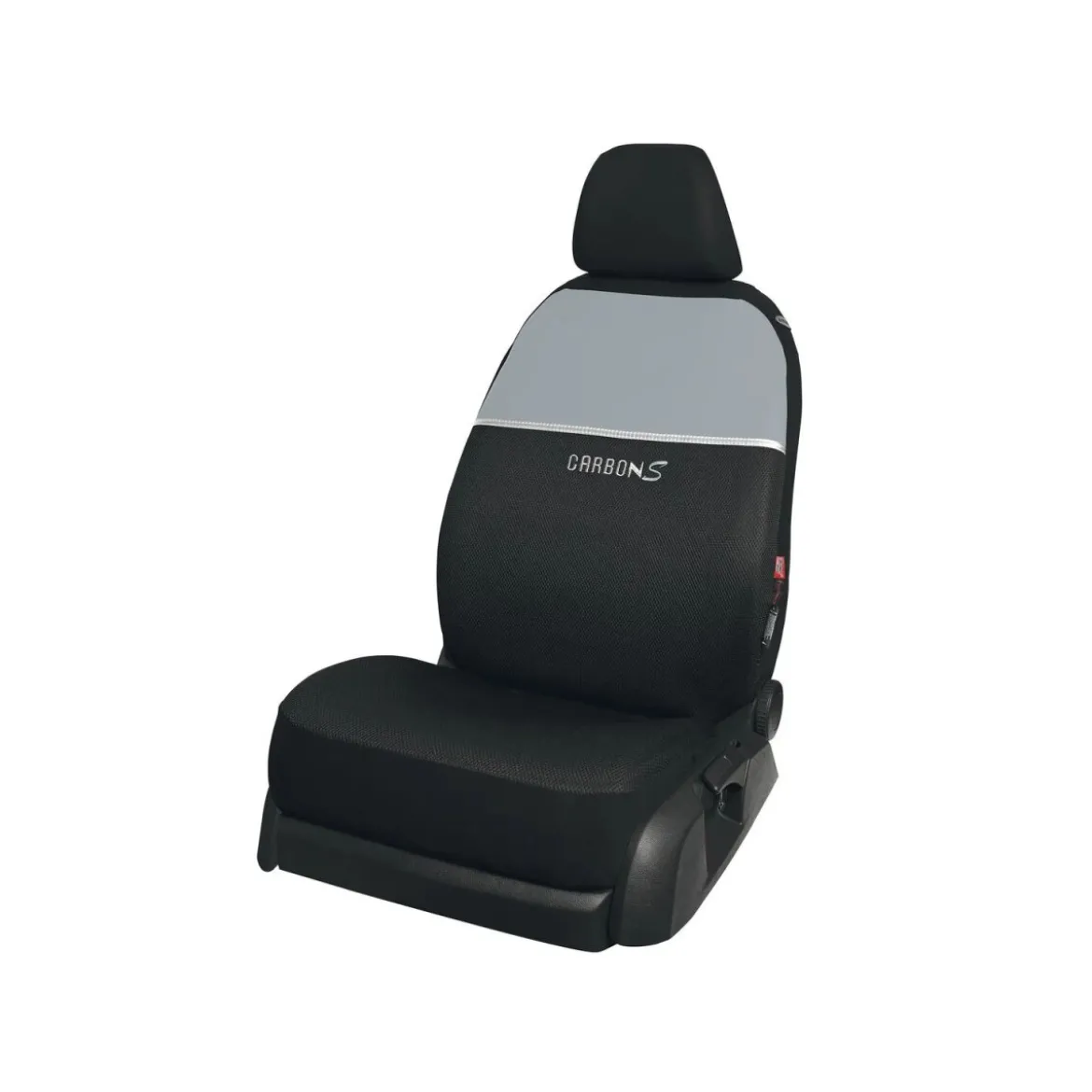ULTIMATE SPEED® Autositzbezug-Set »Carbon«, 14-teilig (Silber) - B-Ware neuwertig