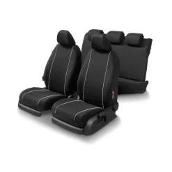 ULTIMATE SPEED® Autositzbezug-Set, 12-teilig, schwarz - B-Ware