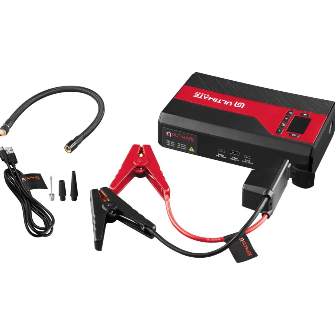 ULTIMATE SPEED® Autostarthilfe UPK 10 H5, mit Powerbank und Kompressor - B-Ware sehr gut