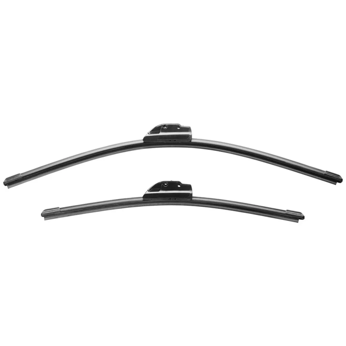ULTIMATE SPEED® Flachbalkenwischer, 2er-Set, mit flexiblem Gummirücken (600/475 Kurznummer 85) - B-Ware sehr gut