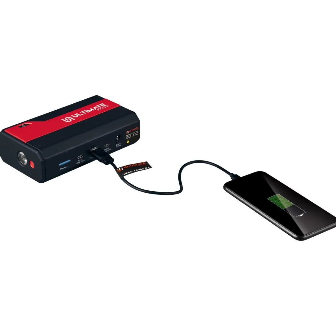 ULTIMATE SPEED® Mobile Autostarthilfe »UMAP 12000 C4«, mit Powerbank - B-Ware
