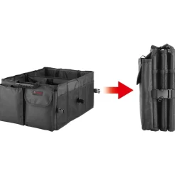ULTIMATE SPEED® Premium-Kofferraumbox mit Isolierfunktion / Premium-Kofferraumbox / Premium-Kofferraumbox mit Deckel (Spanngurt) - B-Ware neuwertig