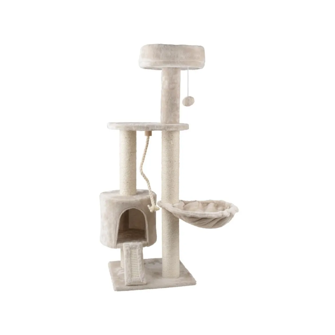 ZOOFARI® Kratzbaum, mit kuscheliger Höhle - B-Ware