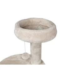zoofari® Kratzbaum, mit Liegefläche und Höhle, creme - B-Ware sehr gut